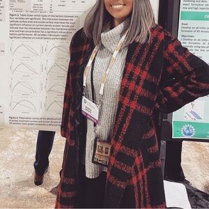 Missguided plaid winter coat